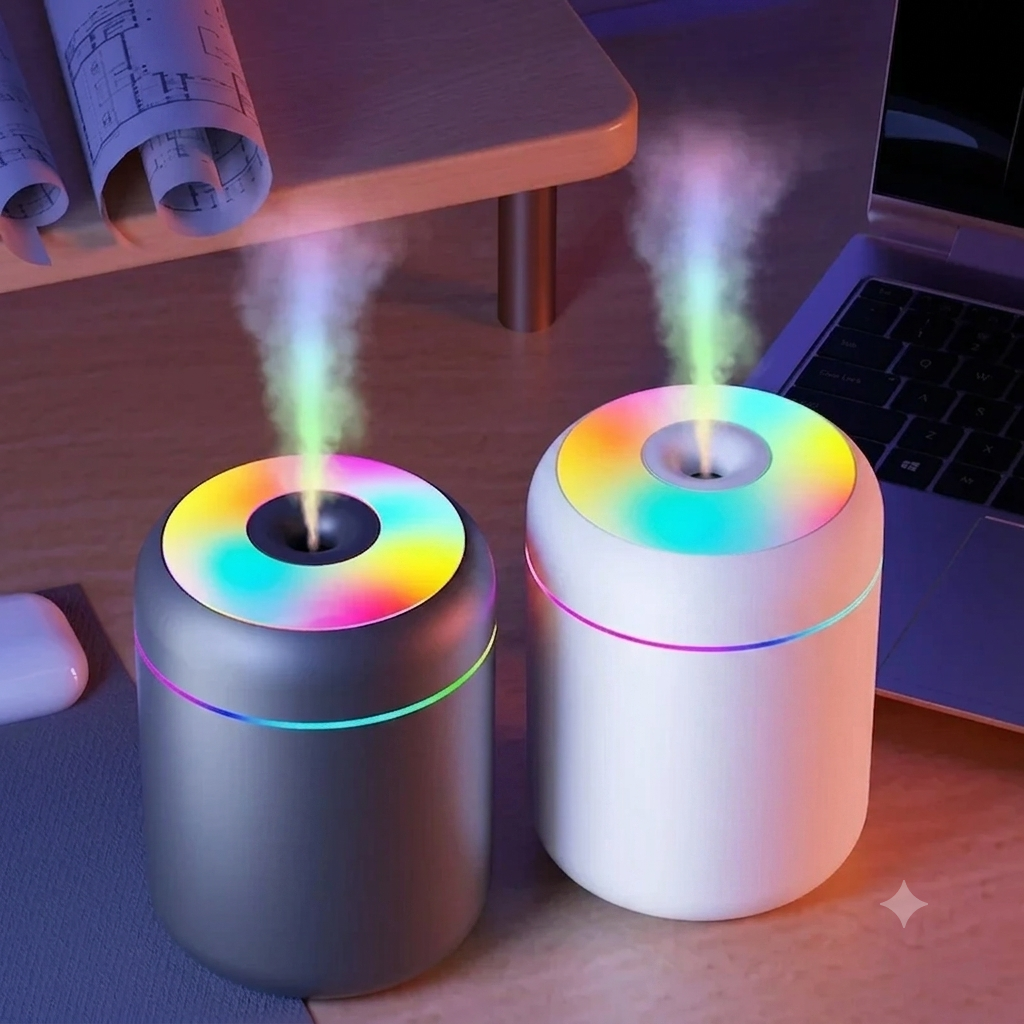 Difusor de aromas y humidificador ultrasónico Nubo con luz LED